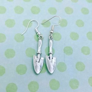 Garden earrings watering can shovel bucket…